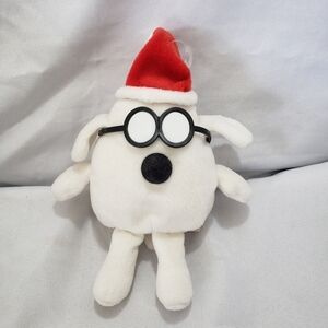 Gund Dilbert Dogbert Christmas 7" Plush Stuffed Animal Plastic Glasses Vintage